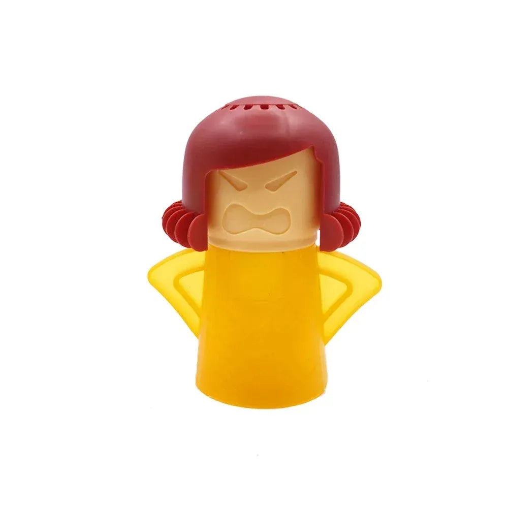 Angry Mama – środek do czyszczenia mikrofalówek i odświeżacz do lodówek | Narzędzie do czyszczenia parą piekarników – łatwy w użyciu gadżet kuchenny do usuwania oleju i brudu