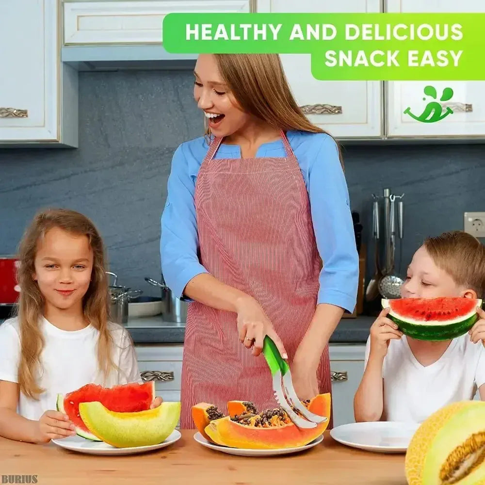 Krajalnica do arbuza ze stali nierdzewnej – łatwy gadżet do robienia sałatek