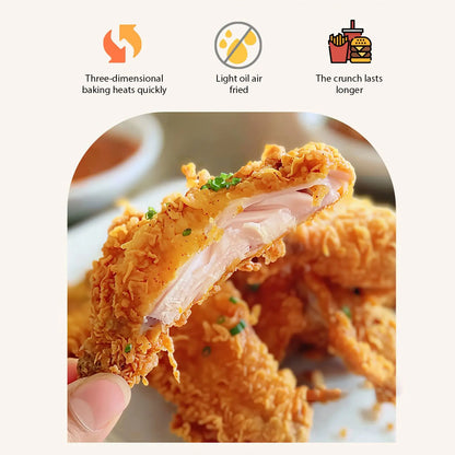 Piekarnik z funkcją frytkownicy powietrznej o dużej pojemności 12 l – ekran dotykowy LED z okienkiem wizualnym i szybką cyrkulacją gorącego powietrza