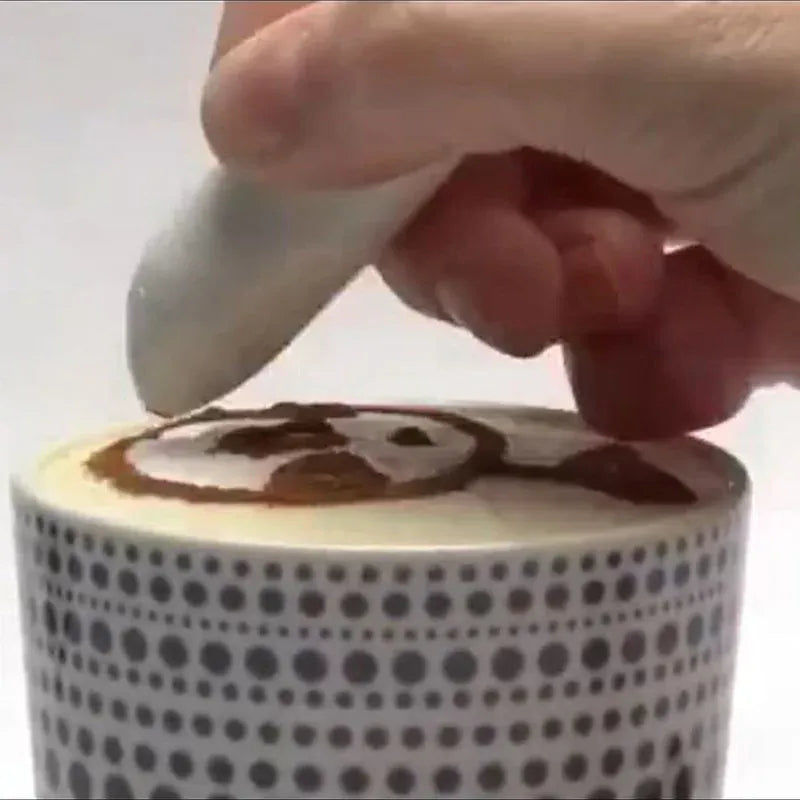 Elektryczny długopis do kawy | Narzędzie do dekoracji latte i ciast dla baristów 