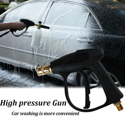 Pistolet do piany wysokociśnieniowej do myjki samochodowej | 1-litrowa armatka do piany śnieżnej z szybkozłączkami do czyszczenia samochodu – myjka ciśnieniowa 150 barów