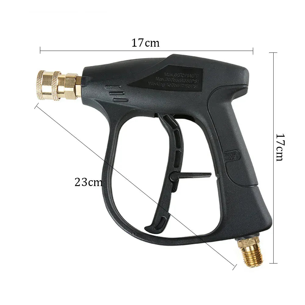 Pistolet do piany wysokociśnieniowej do myjki samochodowej | 1-litrowa armatka do piany śnieżnej z szybkozłączkami do czyszczenia samochodu – myjka ciśnieniowa 150 barów