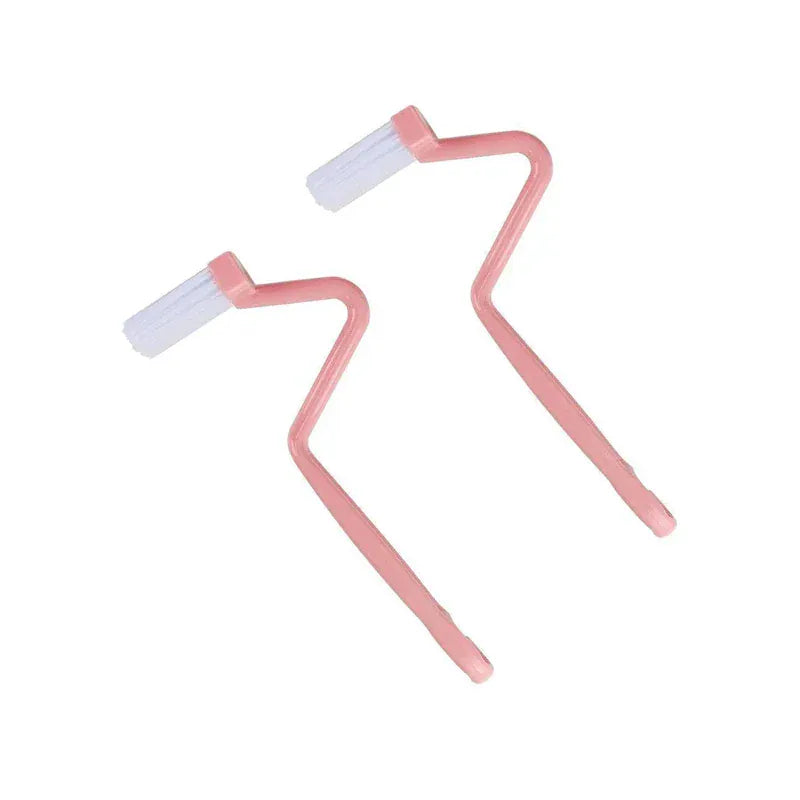 Zestaw zakrzywionych szczotek toaletowych | Długi uchwyt do dokładnego czyszczenia łazienki i toalety 