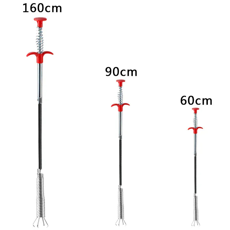 Narzędzie do pogłębiania rur sprężynowych, produkty do czyszczenia rur dla domowej hydrauliki, wąż do czyszczenia kanalizacji, hak do czyszczenia rur z blokadą 