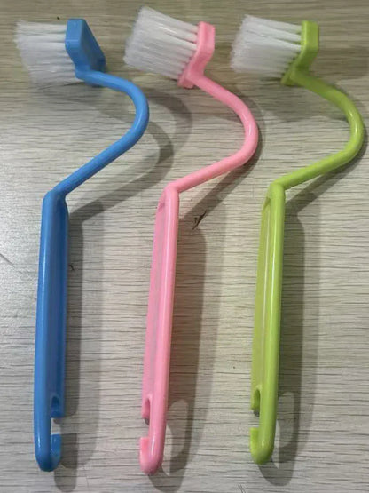 Zestaw zakrzywionych szczotek toaletowych | Długi uchwyt do dokładnego czyszczenia łazienki i toalety 