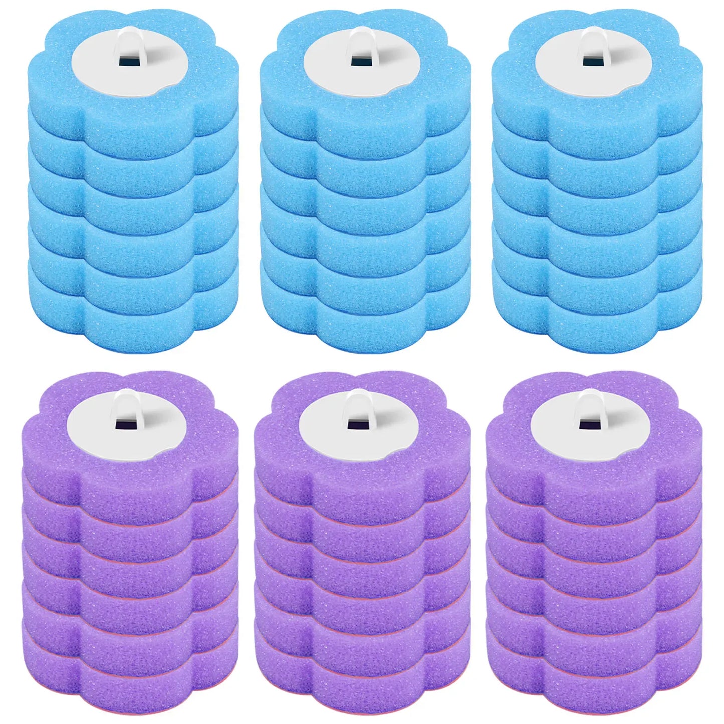 Zestaw do czyszczenia szczotek toaletowych Willstar 18/36 szt. – Szczotka WC z długą rączką i wymiennymi głowicami | Higieniczny środek do czyszczenia toalet 