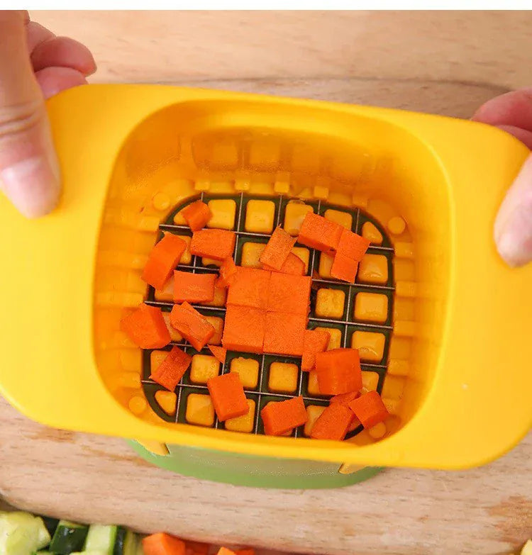 Wielofunkcyjna krajalnica do warzyw – krajalnica ze stali nierdzewnej do ziemniaków, ogórków, czosnku i cebuli | Narzędzia kuchenne 