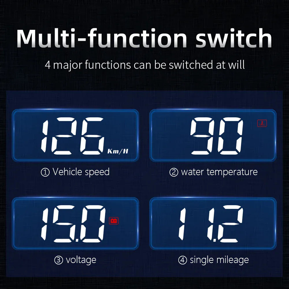 M3 Auto OBD2 GPS Wyświetlacz Head-Up Elektronika Samochodowa OBD HUD Projektor Wyświetlacz Cyfrowy Prędkościomierz Samochodowy Akcesoria Do Wszystkich Samochodów