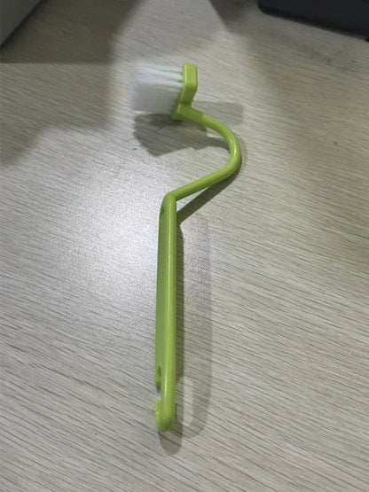 Zestaw zakrzywionych szczotek toaletowych | Długi uchwyt do dokładnego czyszczenia łazienki i toalety 