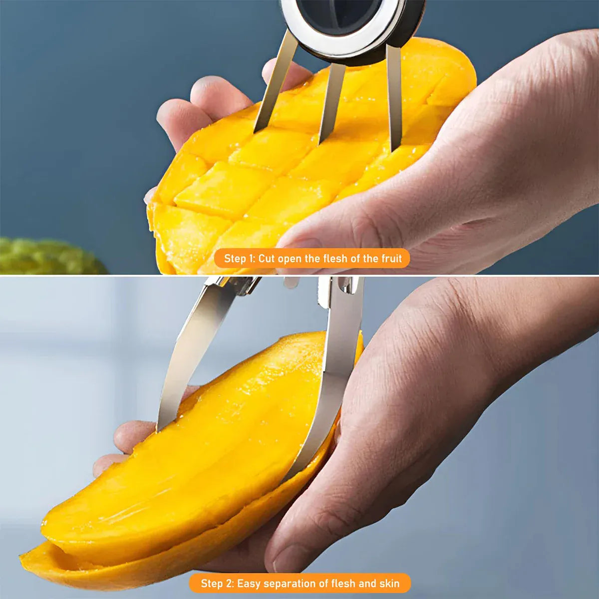 Krajalnica do warzyw i owoców – stal nierdzewna, obieraczka do mango, narzędzie kuchenne 