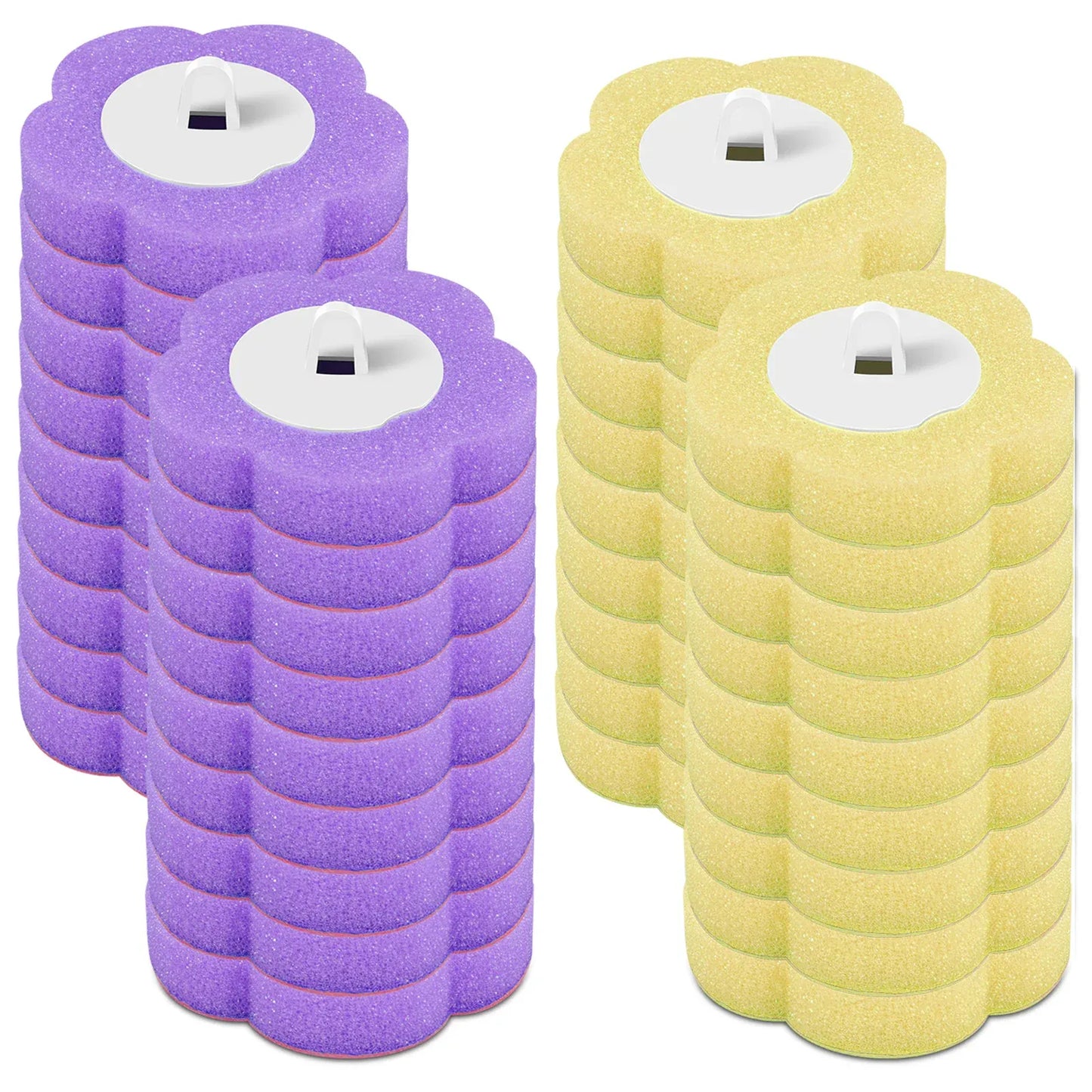 Zestaw do czyszczenia szczotek toaletowych Willstar 18/36 szt. – Szczotka WC z długą rączką i wymiennymi głowicami | Higieniczny środek do czyszczenia toalet 