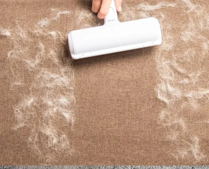 Dwustronna szczotka do usuwania sierści zwierząt domowych z wałkiem | Wielokrotnego użytku szczotka do czyszczenia sierści psów i kotów na sofę, ubrania i meble