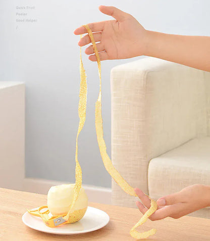 Obieraczka do owoców i warzyw ze stali nierdzewnej – ostry ręczny nóż do jabłek, kiwi i ziemniaków | Przenośne narzędzie kuchenne na sprzedaż w Polsce 