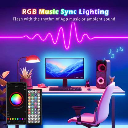 Oświetlenie liniowe neonowe, elastyczne oświetlenie liniowe LED sterowane aplikacją/pilotem, oświetlenie liniowe z wieloma trybami, oświetlenie liniowe LED RGB IP65 do użytku zewnętrznego