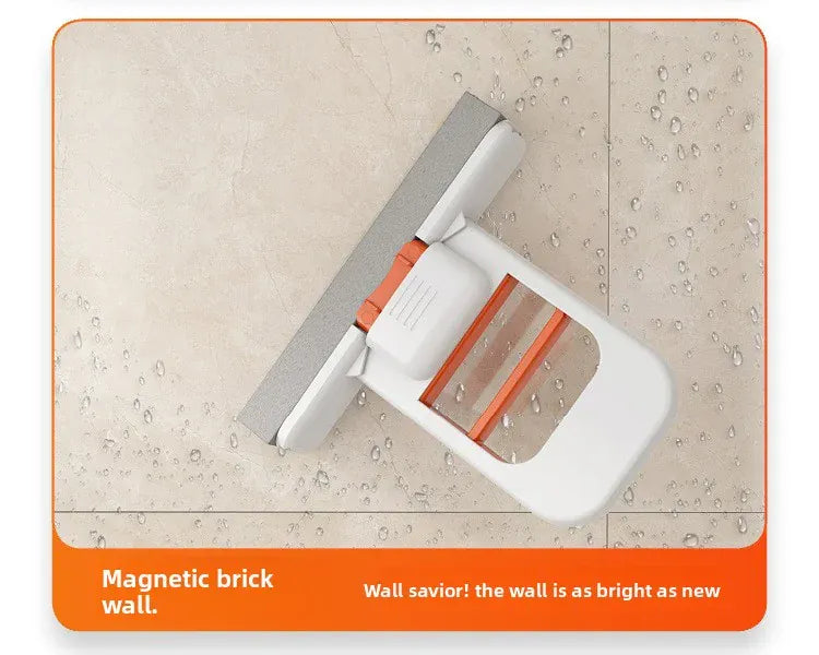 Mini mop gąbkowy z systemem samoczynnego wyciskania – kompaktowy, superchłonny mop do czyszczenia domu, kuchni, łazienki i samochodu