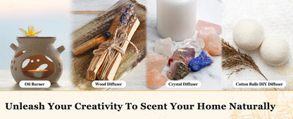 EUQEE 118 ml Czyste Olejki Eteryczne – Naturalne Olejki Aromaterapeutyczne do Dyfuzorów, Świec i Mydła (Wiele Zapachów) 