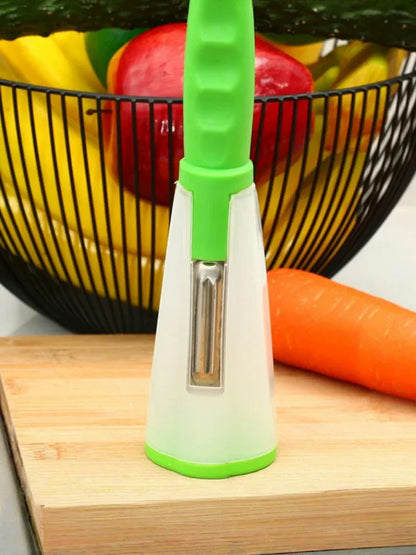 Peeler with Storage Box – Anti-Splash Fruit & Vegetable Peeler for Kitchen Use