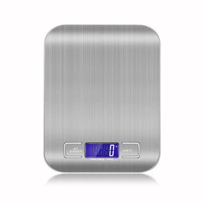 Cyfrowa waga kuchenna 5 kg/1 g – narzędzie do ważenia żywności i kawy ze stali nierdzewnej 