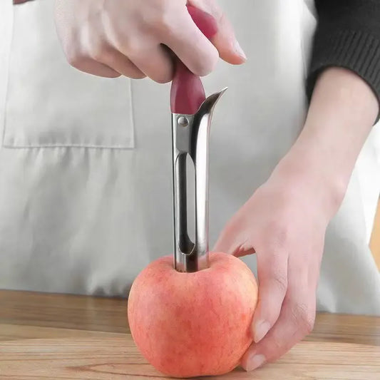 Stainless Steel Apple Corer | Fruit Corer Tool for Apples, Pears & Kitchen Use