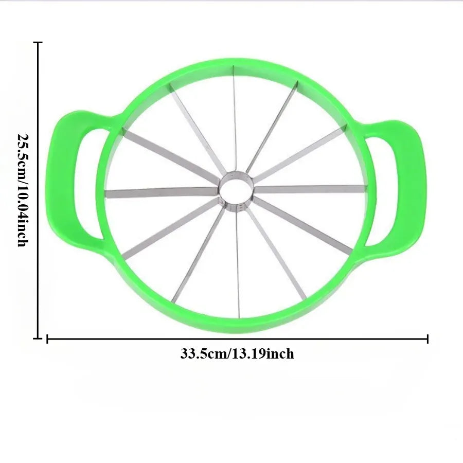 Krajalnica do arbuza ze stali nierdzewnej – duża krajalnica do owoców i przegródka do melona (1/2 części)