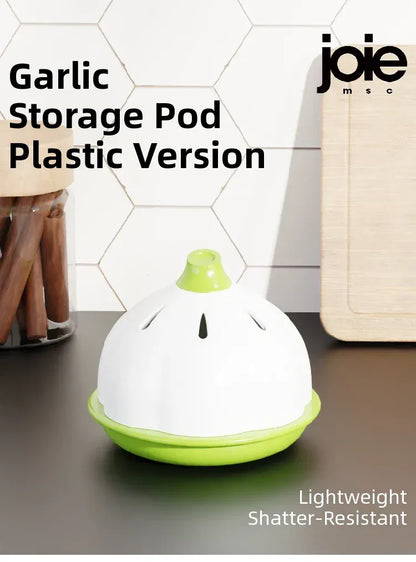 Joie Garlic Storage Box – Moisture-Proof Ceramic Jar for Garlic, Chili & Ginger Storage