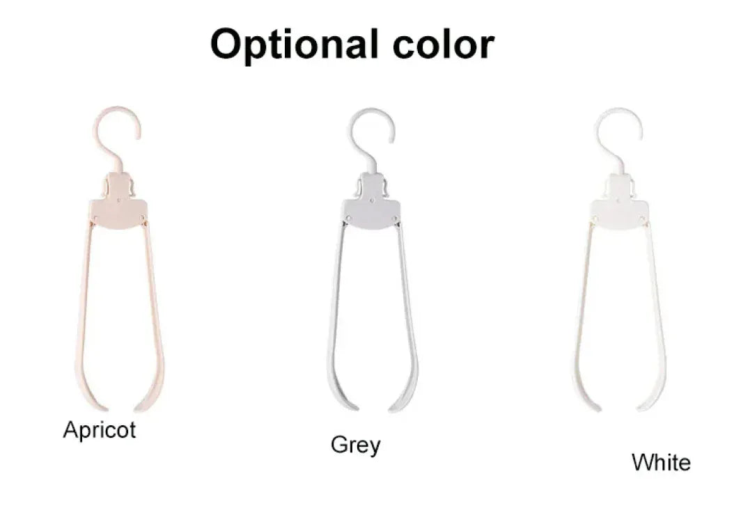 Household Portable Multifunctional Folding Closet Clothes hanger  – Seamless Hanger for Space-Saving Laundry Storage