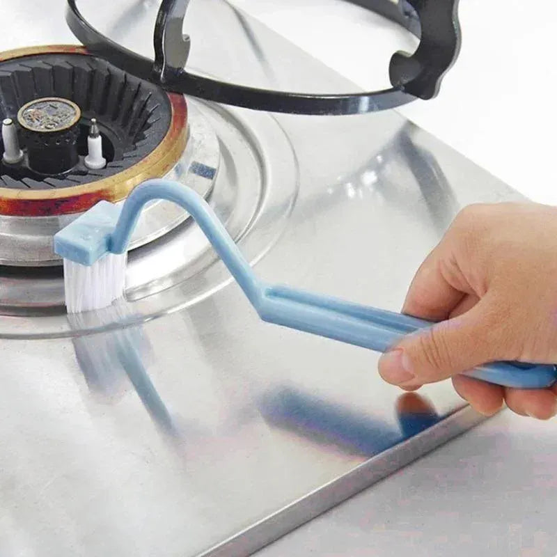 Zestaw zakrzywionych szczotek toaletowych | Długi uchwyt do dokładnego czyszczenia łazienki i toalety 