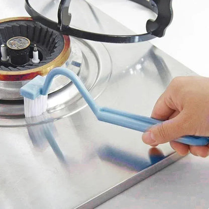 Zestaw zakrzywionych szczotek toaletowych | Długi uchwyt do dokładnego czyszczenia łazienki i toalety 