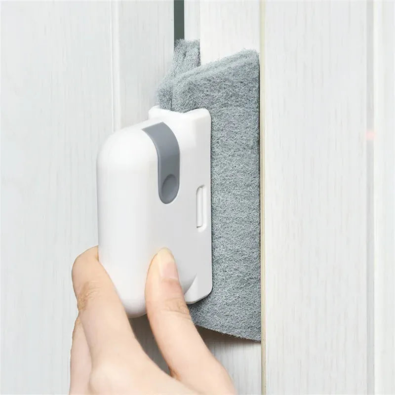 Narzędzie do czyszczenia rowków 2 w 1 Kreatywna ściereczka do czyszczenia rowków okiennych Szczotka do czyszczenia okien Szczotka do czyszczenia rowków okiennych