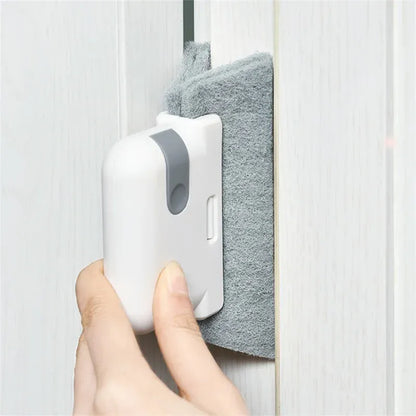 Narzędzie do czyszczenia rowków 2 w 1 Kreatywna ściereczka do czyszczenia rowków okiennych Szczotka do czyszczenia okien Szczotka do czyszczenia rowków okiennych