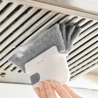 Narzędzie do czyszczenia rowków 2 w 1 Kreatywna ściereczka do czyszczenia rowków okiennych Szczotka do czyszczenia okien Szczotka do czyszczenia rowków okiennych