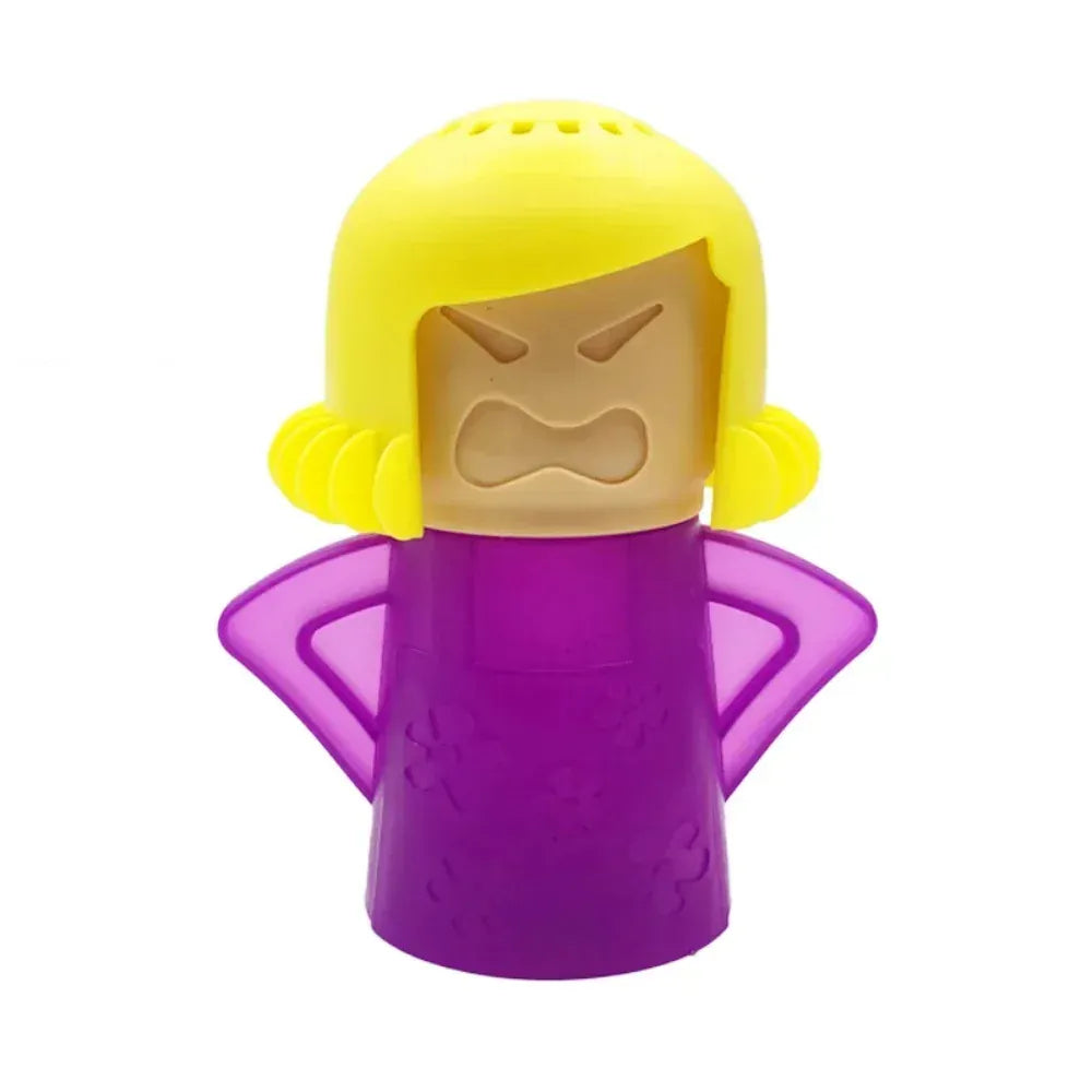 Angry Mama – środek do czyszczenia mikrofalówek i odświeżacz do lodówek | Narzędzie do czyszczenia parą piekarników – łatwy w użyciu gadżet kuchenny do usuwania oleju i brudu