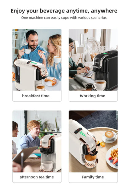 Ekspres do kawy HiBREW 5 w 1 – kompatybilny z kawą Nespresso, Dolce Gusto, K-Cup, kapsułkami ESE i kawą mieloną 