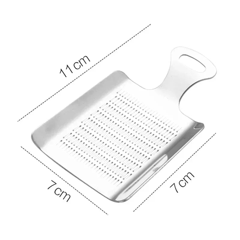 Tarka do imbiru i czosnku ze stali nierdzewnej – ręczna kruszarka do czosnku i młynek do wasabi 