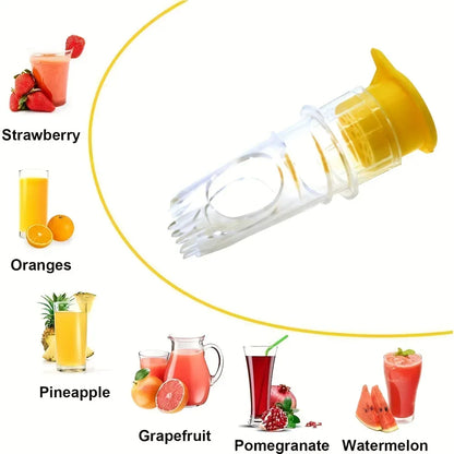2-częściowa ręczna wyciskarka do cytrusów – mini wyciskarka do cytryn i pomarańczy | Prosta ręczna wyciskarka do świeżych soków