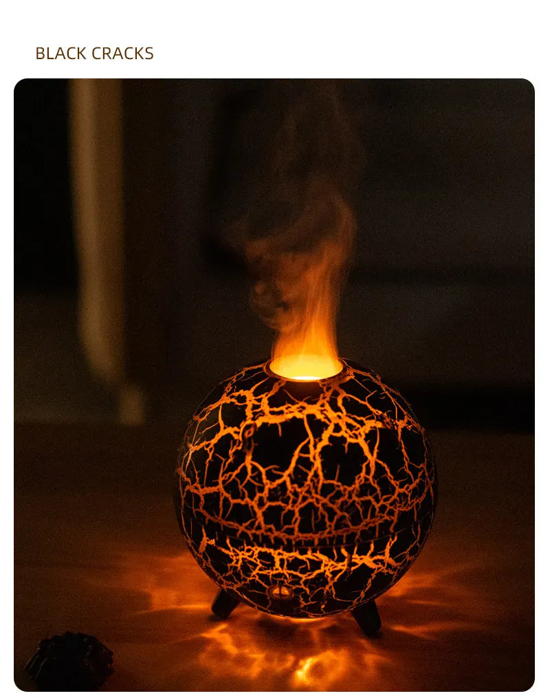 2024 Nowa Planeta Kolorowa Lampa Atmosferyczna Nawilżacz USB – Dyfuzor Olejków Eterycznych 200 ml 