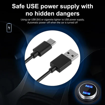 Licznik prędkości samochodu KM/H HUD GPS Wyświetlacz Head-Up Cyfrowy projektor na szybę | Uniwersalny automatyczny prędkościomierz dla bezpiecznej jazdy 