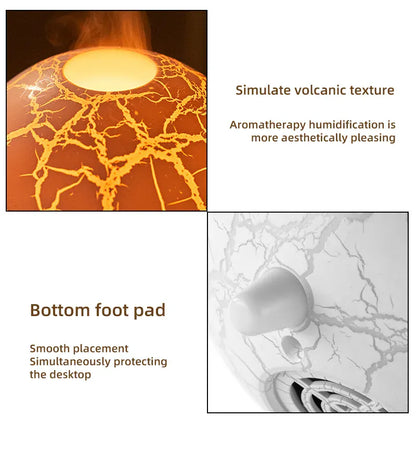 2024 Nowa Planeta Kolorowa Lampa Atmosferyczna Nawilżacz USB – Dyfuzor Olejków Eterycznych 200 ml 