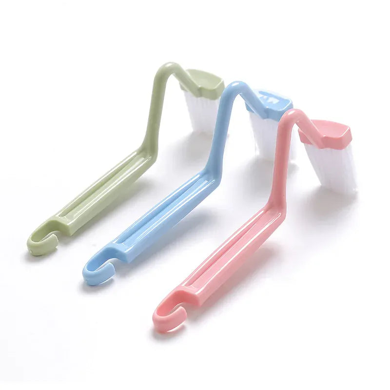 Zestaw zakrzywionych szczotek toaletowych | Długi uchwyt do dokładnego czyszczenia łazienki i toalety 