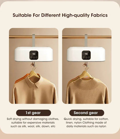 Inteligentna składana elektryczna suszarka do ubrań – kompaktowa, cicha i energooszczędna (wtyczka EU 220 V) 