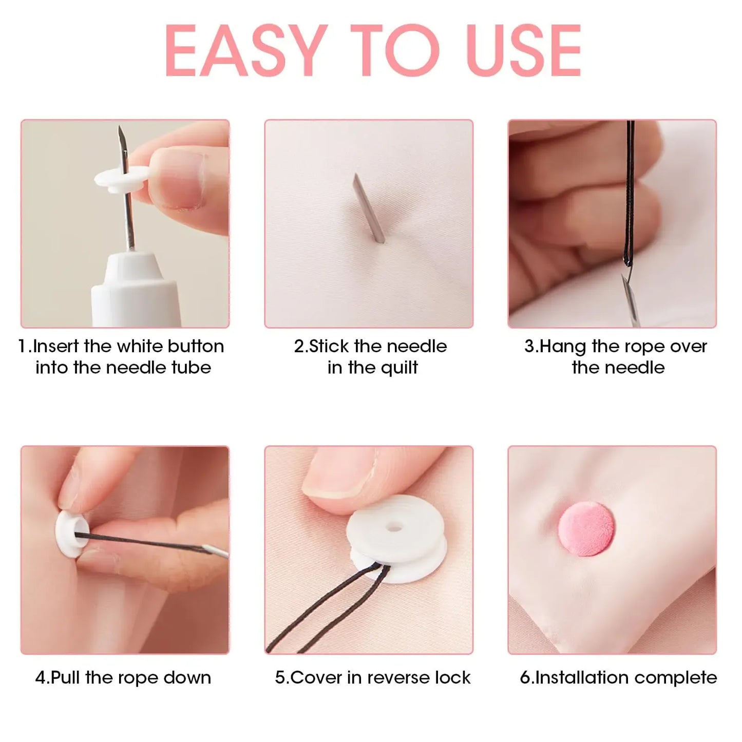 8 klipsów do poszewek na kołdrę z haczykiem | Bezigłowe zapięcia do kołder i uchwyty na prześcieradła