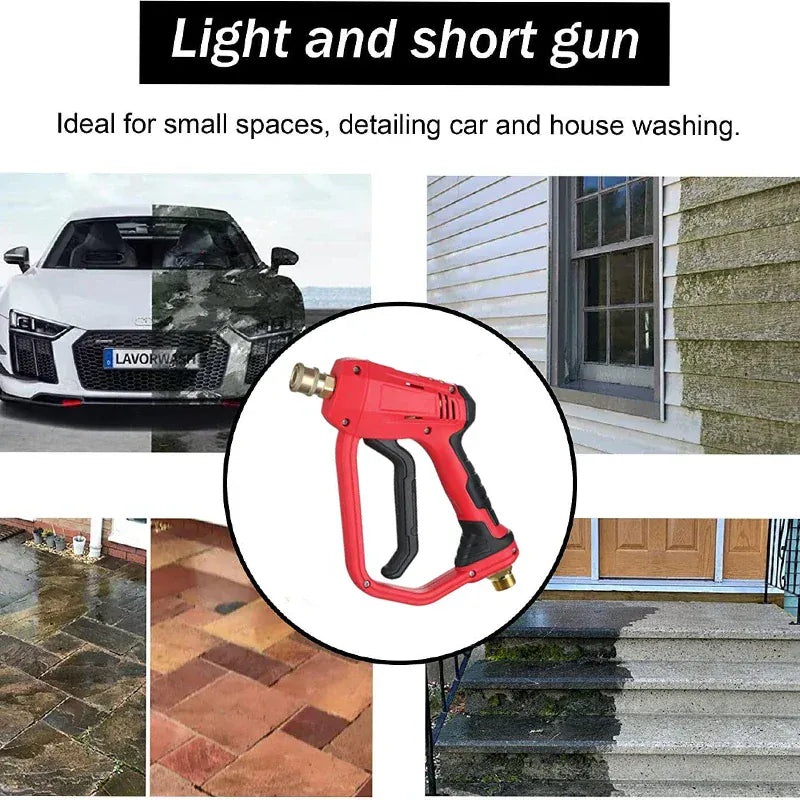 Pistolet na wodę do myjni samochodowej, generator piany – lanca do piany śnieżnej, dysze szybkozłączne 1/4" do Parkside, Karcher, Daewoo, Lavor