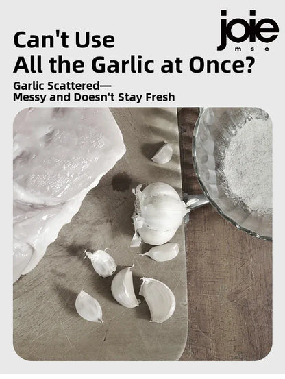 Joie Garlic Storage Box – Moisture-Proof Ceramic Jar for Garlic, Chili & Ginger Storage