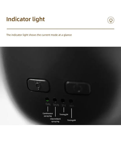 Dyfuzor aromaterapeutyczny Ship 300 ml — nawilżacz z chłodną mgiełką i oświetleniem LED | Dekoracyjny dyfuzor olejków eterycznych Steamboat do domu, sypialni i biura 