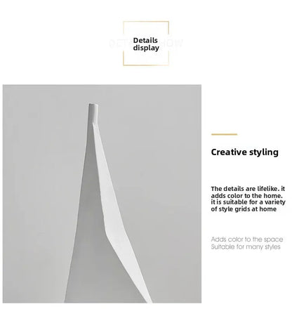 Kreatywny model żaglówki z żywicy – ​​ozdoba do salonu i biurka w stylu marynistycznym 