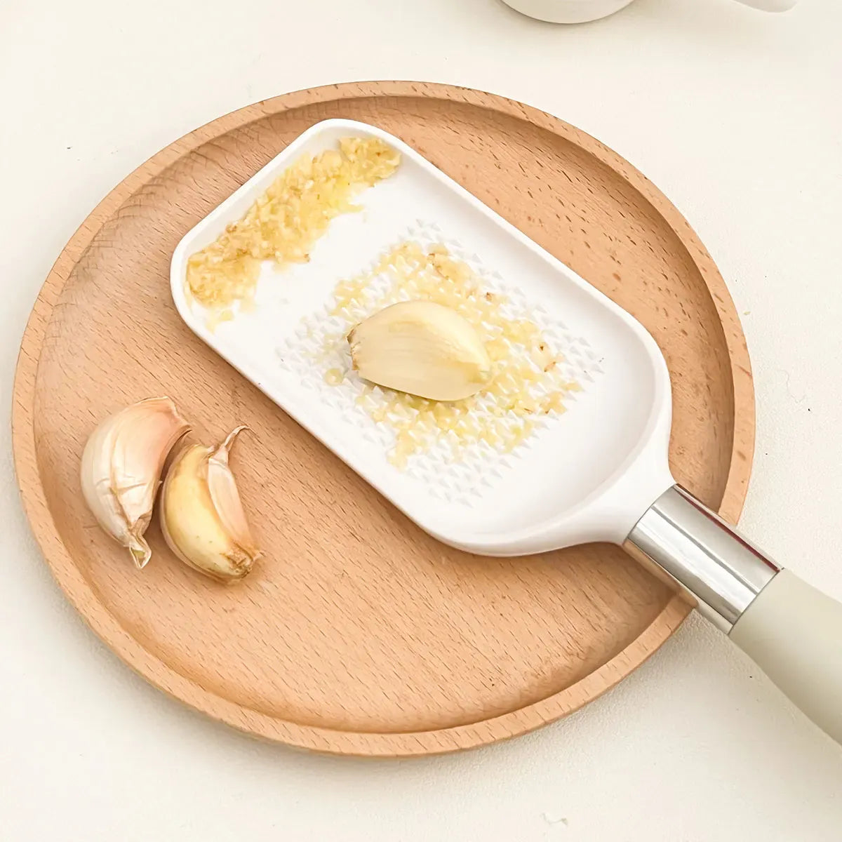 Tarka do imbiru i czosnku WORTHBUY | Ręczny siekacz | Wielofunkcyjne narzędzie kuchenne