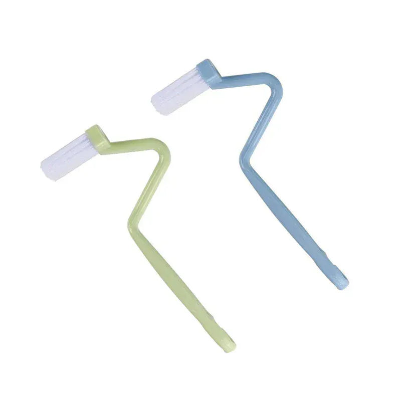 Zestaw zakrzywionych szczotek toaletowych | Długi uchwyt do dokładnego czyszczenia łazienki i toalety 