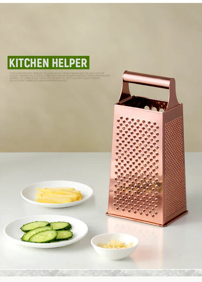 Wielofunkcyjna krajalnica i tarka do warzyw ze stali nierdzewnej | Krajalnica do marchwi, ziemniaków, imbiru i czosnku – narzędzie kuchenne 