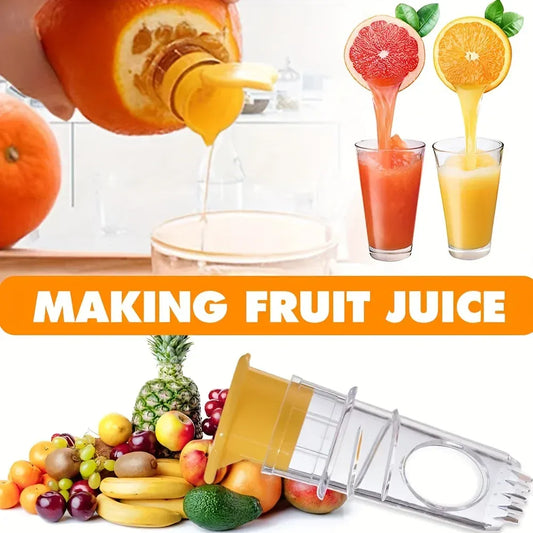 2-częściowa ręczna wyciskarka do cytrusów – mini wyciskarka do cytryn i pomarańczy | Prosta ręczna wyciskarka do świeżych soków