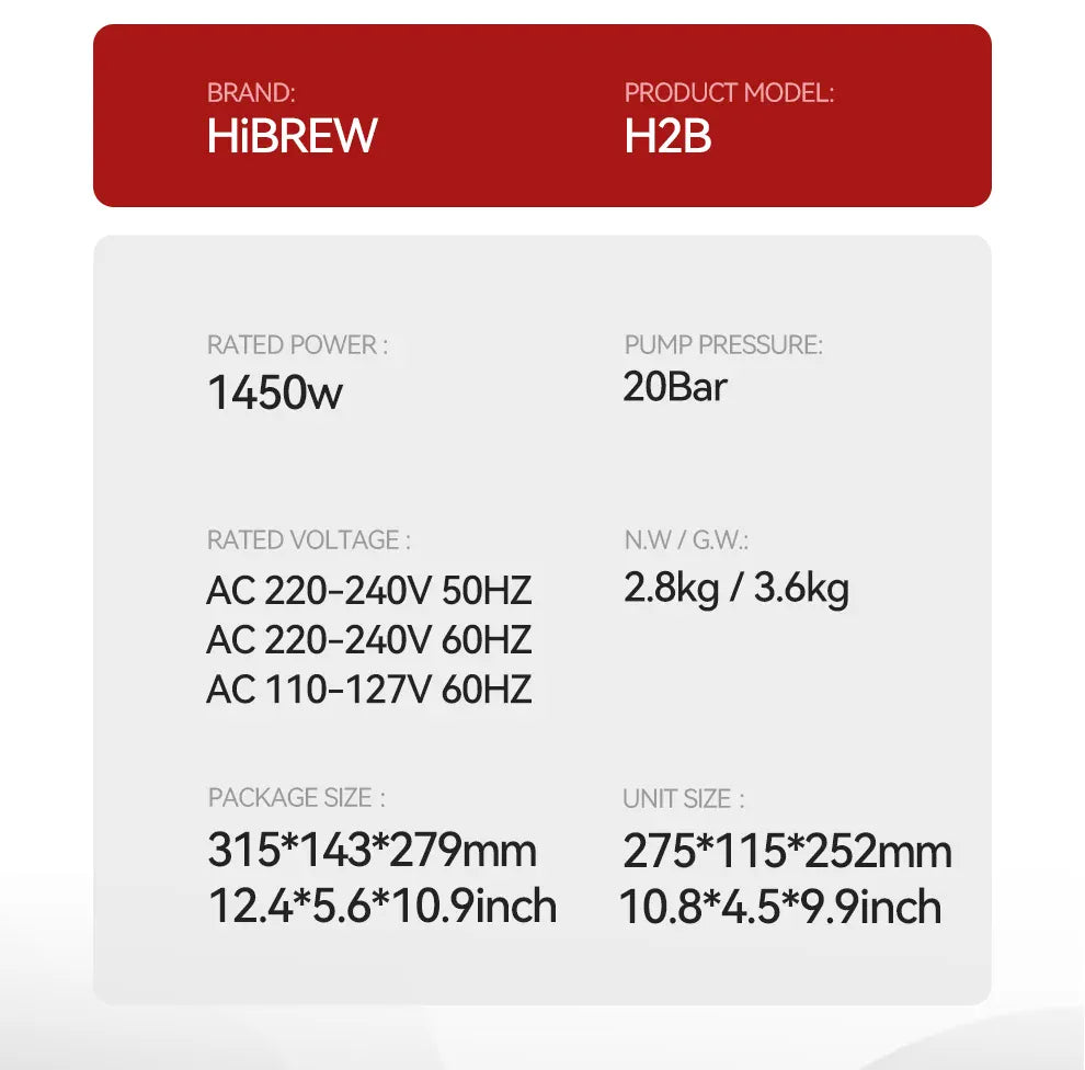 Ekspres do kawy HiBREW 5 w 1 – kompatybilny z kawą Nespresso, Dolce Gusto, K-Cup, kapsułkami ESE i kawą mieloną 